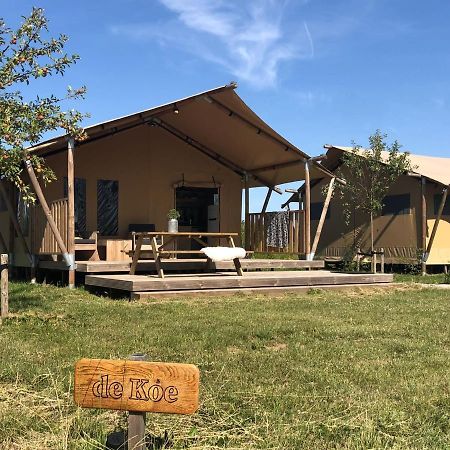 De Hazelaarshof Luxe glampingtent bij natuurgebied De Millingerwaard Kekerdom Buitenkant foto
